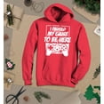 thumbnail image 3 of S4E Men's I Paused My Game to Be Here Hoodie Sweatshirts XXX-Large Red, 3 of 4