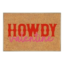 Moocorvic Valentines Day Doormat, Love Heart Welcome Decorative Front Door Mat for Anniversary Wedding Home Kitchen Decor, 16x24 Inch