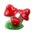 thumbnail image 1 of Transemion Résine Champignon Féerique Coloré Ornement de Jardin Pot de Plante Décor Rouge 1 Pce, 1 of 5