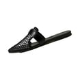 thumbnail image 2 of YOUYEDIAN Pantoufles pour Femmes d'Intérieur d'Été Chaussures d'Intérieur Tendance Sandales Confortables Sandales de Plage (Noir), 2 of 6
