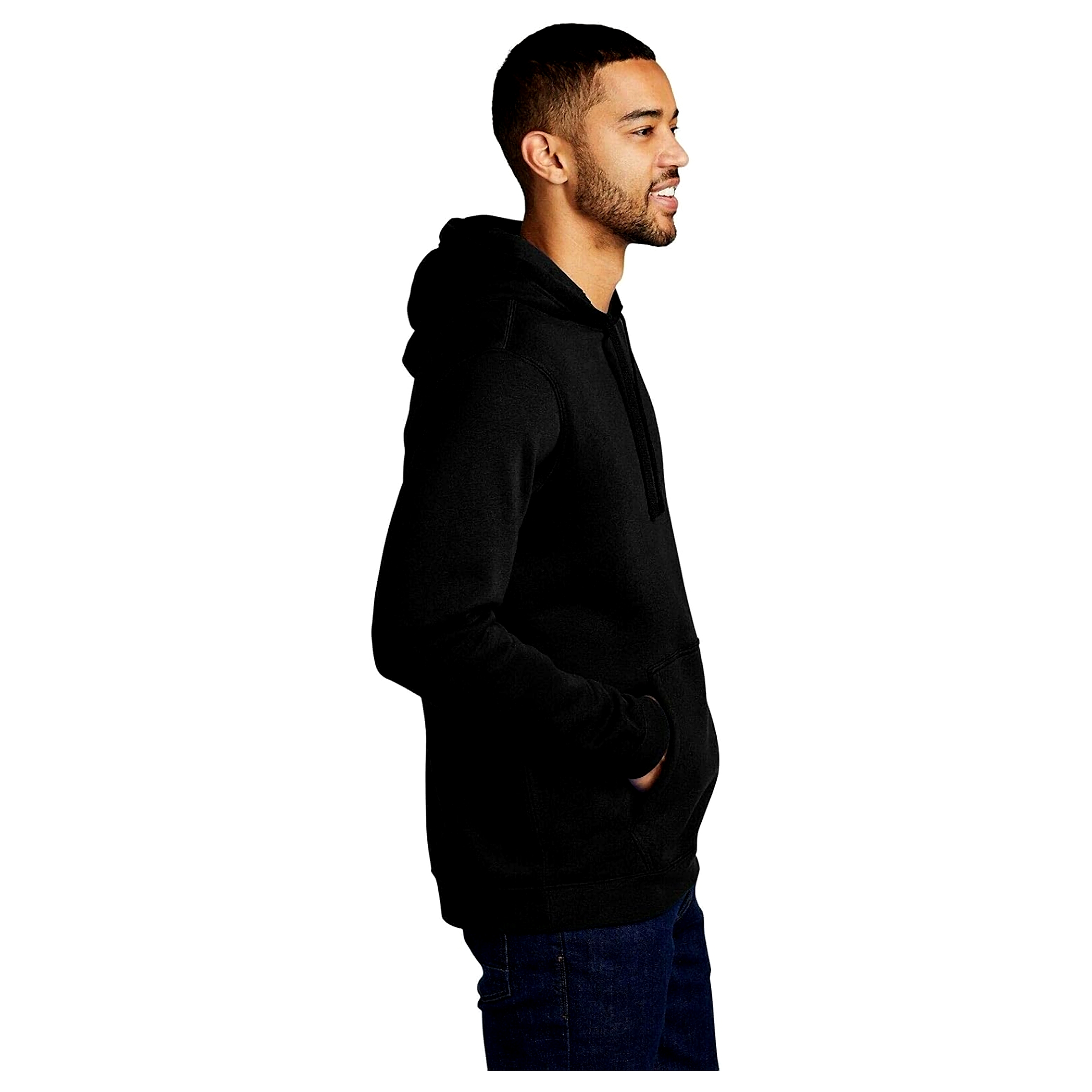 Nike Men's Club Fleece Pullover Hoodie Black photo 5