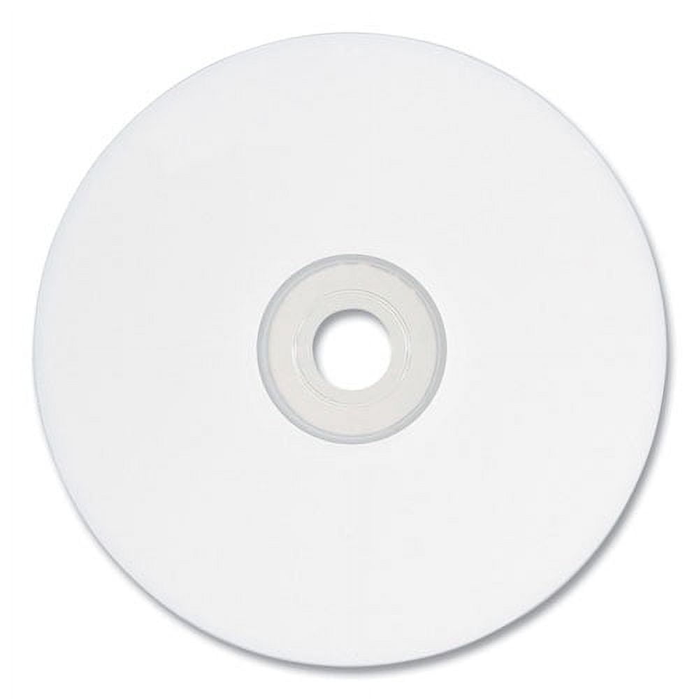 Cd-R Printable Recordable Disc, 700 Mb/80 Min, 52x, Spindle, White, 100/pack | Bundle of 2 Packs