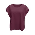 thumbnail image 5 of Womens Workout Tops Loose Fit Mesh Open Back Athletic Shirts Lightweight Breathable Short Sleeve Yoga Tops for Women Gym Running Casual Wear, 5 of 5