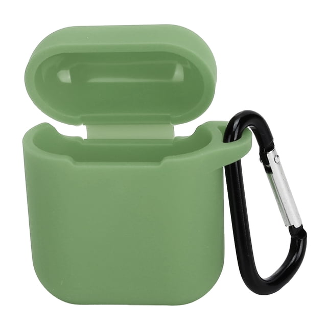 Earphone Protective Case, Shockproof Earphone Protective Sleeve Portable Dustproof for IOS Earbuds 1/2 Green