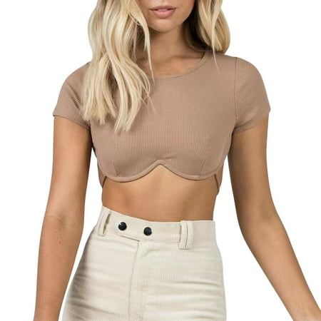 

Lingerie for Women Bodysuit Chemise Nightwear Solid Coffee L