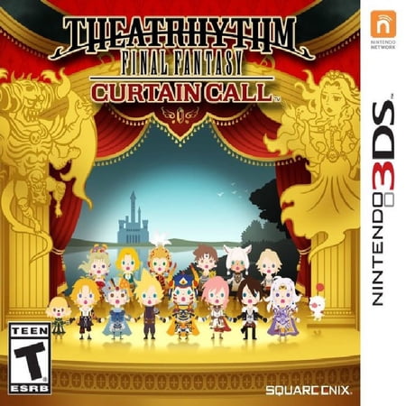 Restored Theatrhythm Final Fantasy: Curtain Call (Nintendo 3DS, 2014) Music Game (Refurbished)