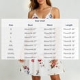 thumbnail image 3 of Women's Spaghetti Strap Summer Floral Vacation Dress, Boho V Neck Sleeveless Swing Wedding Guest Beach Dresses, 3 of 7