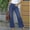 Blue#7, variant on GaThRRgYP Women's Pants $5,Fashion Ladys High Waisted Lacing Stretch Wide Leg Jeans Bell-Bottomed Pants