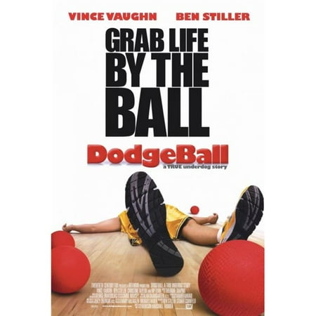 Underdog Poster - Pop Culture Graphics MOVCF1383 Dodgeball - A True Underdog Story Movie Poster Print, 27 x 40