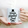 thumbnail image 3 of Coffee Mugs World's Greatest Dad Father's Day Gifts for Dad from Daughter or Son Coffee Lovers 11oz 15oz White Mug Christmas Gift, 3 of 7