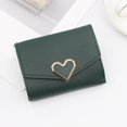 thumbnail image 2 of Short Wallet Hold The Card Fine Stitching Convenient Slim Simple Female Purse, 2 of 5