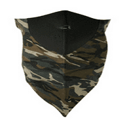 NEODANNA, 100% COTTON BANDANNAW/NEOPRENE, WOODLAND CAMO