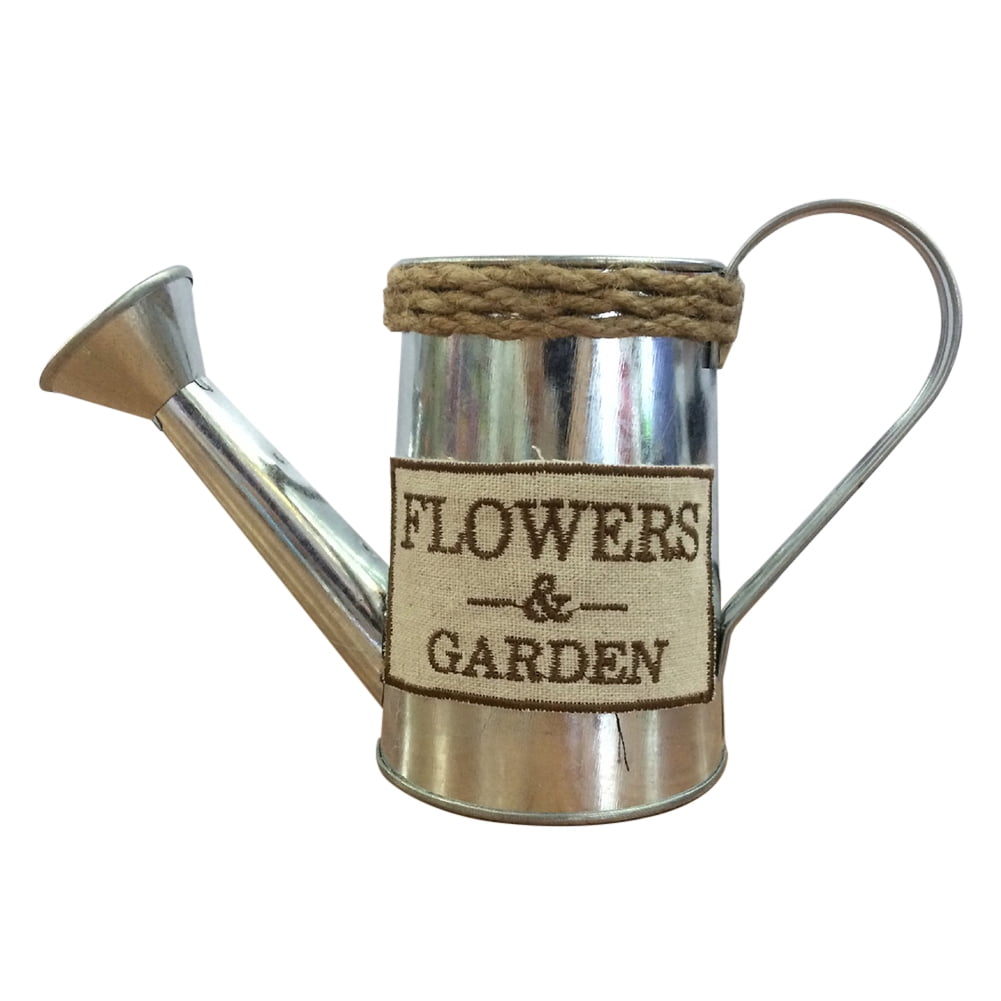 Flower Pot Bucket Iron Vintage Plant Barrel Vase Planters For Home Garden Decors 