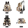 thumbnail image 2 of JIALIOU Mini Backpack Purse for Women Quilted Casual Daypack Small Travel Shoulder Bag, Orange Cute Dinosaur, 2 of 7