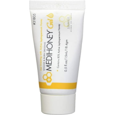 Derma Sciences 31805 Medihoney Wound & Burn Dressing Gel 0.5 oz. (Pack of 2)