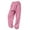Pink, variant on Breezora Women's Comfort Fit Loose Casual Pants with Soft Fabric for Everyday Activities L Size Blackish Green