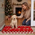 thumbnail image 6 of Qwtwty Christmas Door Mat, Non Slip Washable Xmas Welcome Mat, Winter Holiday Decorative Carpet for Living Room Bedroom Front Porch Christmas Decorations, 6 of 7