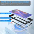 thumbnail image 3 of Compatible with Galaxy S23 Ultra Case, Heavy Duty Shockproof Military Drop Protection Slim Cases Phone Covers Clear for Samsung Galaxy S23 Ultra 5G 6.8 inches - Black, 3 of 12