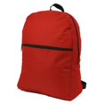 thumbnail image 2 of K-Cliffs Simple Unisex  17" School Student Backpack Red, 2 of 8