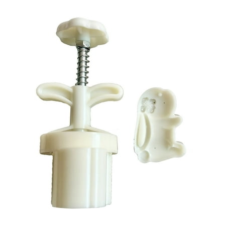 

TONKBEEY Rabbit Shape Stamps Moon Cake Moulds for Mid-Autumn Festival DIY Baking Mooncake