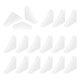 thumbnail image 1 of Uxcell 30Pcs Protector de esquina de vidrio triangular, protector de esquina de mesa de vidrio de plástico, 1 of 6