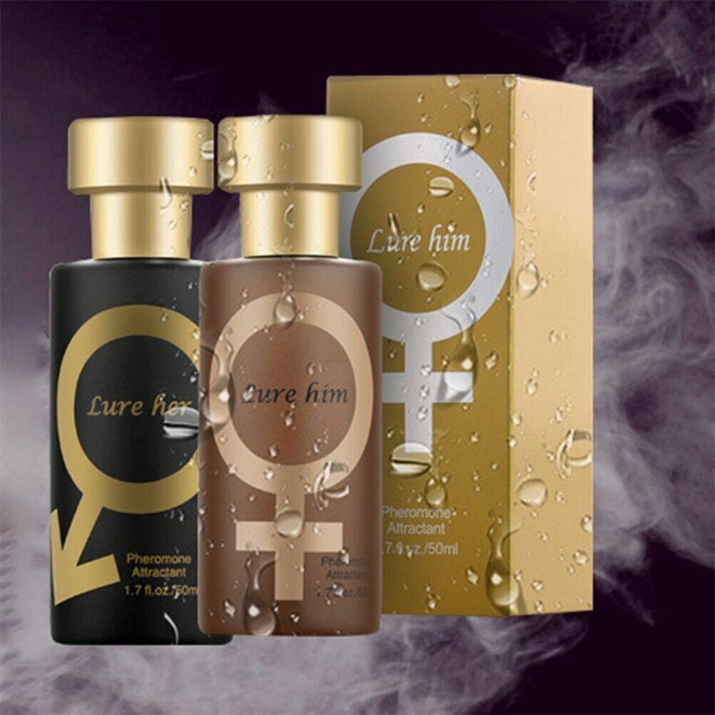 2 Pcs Golden Lure Pheromone Perfume,Pheromones Attractant Oil