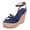 Black, variant on Espadrille Wedge Platform Sandals for Women High Heel Open Toe Ankle Strap Dressy Casual Summer Shoes