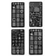 thumbnail image 1 of 4 piezas de placas de estampado de uñas de Halloween para decoraciones de Halloween, 1 of 3