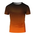 thumbnail image 4 of Krdevn Men's Oversized T Shirt Crew Neck Short Sleeve T Shirt with Gradient Print Basic Shirts Loose Casual Sports Shirts,5XL, 4 of 5