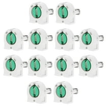 FRCOLOR 12pcs T8 Fluorescent Lamp Holder For Accurate Light Bulb Socket Replacement Home Lighting Accessories Plastic Light Socket