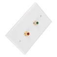 thumbnail image 4 of Panel De Pared RCA Panel De Placa De Pared Con 2 Interfaces RCA, Placa De Pared, Multifuncional Para Edificio De Oficinas, Hotel, Hogar, Cafetería, Decoración Del Hogar, Cocina, 4 of 7