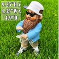 thumbnail image 4 of Mood Lab Garden Gnome - Lucky Rich Statue - 9.25 Inch Tall Lawn Figurine for Outdoor or House Decor, 4 of 4