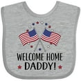 thumbnail image 3 of Inktastic Military Homecoming Welcome Home Daddy Boys or Girls Baby Bib, 3 of 4