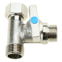 Tees Stop Valves 1/2 X 1/2 X 1/2'' Compression Faucet T Adapter Connector Splitters for Faucets, Toilet Tanks, Dishwasher