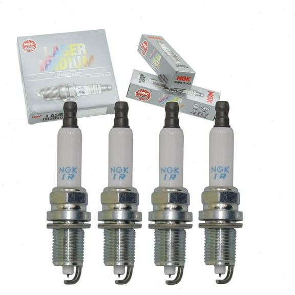 4 pc NGK Laser Iridium Spark Plugs compatible with Ford Ranger 2.3L L4 2019