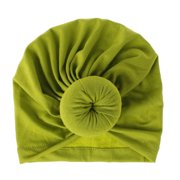 Baby Turban Bun Knot Parent-child Cap Newborn Turban Hat Girl Toddler Hat Turban Boy Nursery Beanie Infant Turban