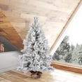 thumbnail image 3 of Vickerman 48" Frosted Beckett Pine Artificial Christmas Tree, Unlit, 3 of 3
