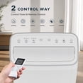 thumbnail image 6 of 14000 BTU Portable Air Conditioner for Large Room Up to 750 Sq ft, Heavy Duty 3-in-1 Portable AC Unit with Built-in Dehumidifier&Fan, Quiet Stand Up Room Air Conditioners with Secure Window Kit, 6 of 7