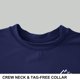thumbnail image 4 of Camiseta de natación Rash Guard Willit para bebés y niños pequeños, UPF 50+, azul marino 2T, 4 of 7