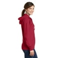 thumbnail image 3 of Port & Company Women's Full-Zip Hooded Sweatshirt, 3 of 6