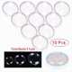 thumbnail image 4 of 10 bolas navideñas transparentes huecas de plástico rellenables para hacer tú mismo, adornos colgantes para árbol de Navidad, regalos para fiestas en el hogar, caja de decoración de 7 a 11 cm, 4 of 5