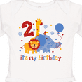 thumbnail image 4 of Inktastic Safari 2nd Birthday Boys or Girls Long Sleeve Baby Bodysuit, 4 of 5