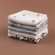 thumbnail image 3 of Baby Face-Towel Soft Burp Cloth Breathable Toddler Wash Cloth Square Towel Drooling Bib Facecloth with Hanging-Hook 5PCS, 3 of 4