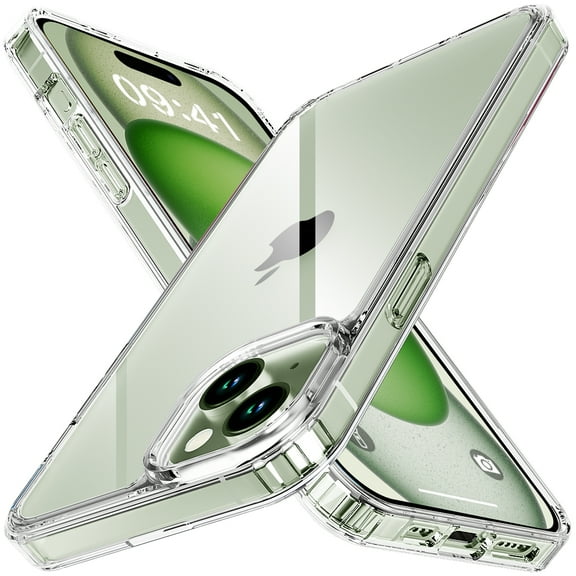AICase Compatible With iPhone 15 Plus 6.7 inch  Clear Case Shockproof Bumper Hard Protective Cover