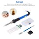 thumbnail image 3 of Kit Soldador Eléctrico 60W Con Temperatura Ajustable 33 Bits De Soldadura Juego De Herramientas De Pirograbado Para Carpintería Grabado Tallado Quemado 46Pcs seitruly TO005310-03, 3 of 7