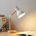 thumbnail image 3 of Decoration Table Lamp Led Desk Lamp E27 Living Room Wooden Lamp Modern, 3 of 5