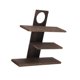thumbnail image 4 of Soporte para tazas de café, portavasos de té, soporte para servicio de té, organizador de estantes de madera para escritorio Negro, 4 of 9