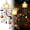 2pcs, variant on Ghost Halloween Wind Chime, Battery Operated LED Light Up Ghost Decor, Halloween Outdoor Hanging Decor for Porch Patio Garden Tree Yard