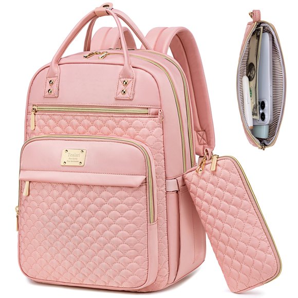 Mochila para portátil Tealari para mujer de 15,6 pulgadas, resistente al agua