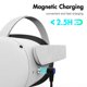 thumbnail image 3 of Sidaley Estación de carga de auriculares de juego VR Gamepad soporte de base de pantalla ajustable tipo C reemplazo de de velocidad rápida Electrónica Blanco, 3 of 6